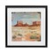 Stupell Industries Desert Postcard Mesa Framed Print Under Glass, design by Petal Prints Design